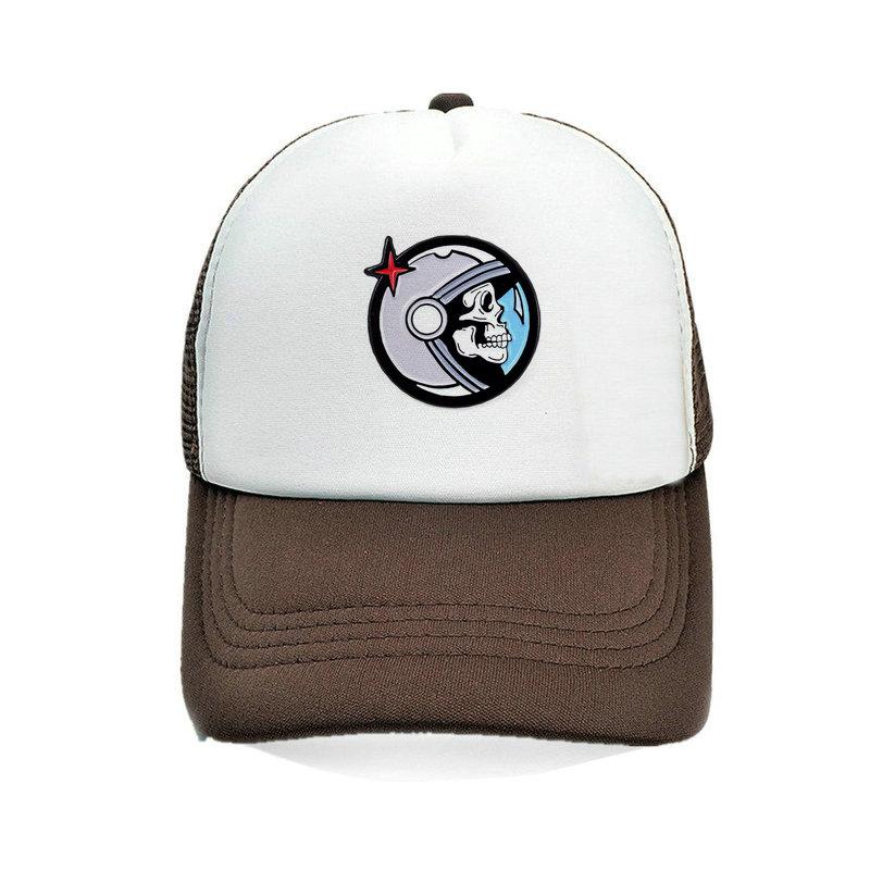Casual Astronauts Snapback Hats Unisex Skull Spaceman Dad Hat Adjustable Spaceman Moon Landing Baseball Cap Hat YY431