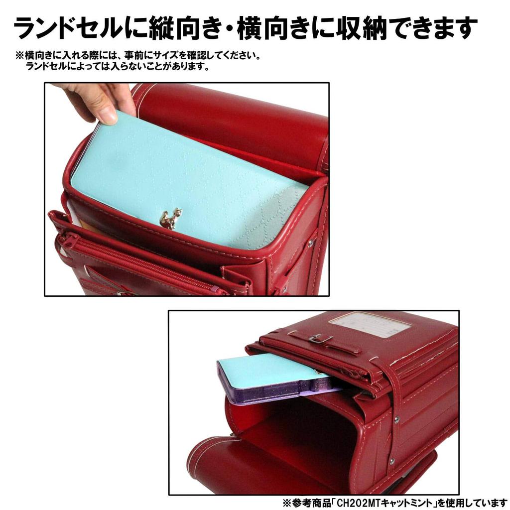 Kutsuwa Royal Pretty Pencil Cat CH202MT 2-Door Case, Mint,