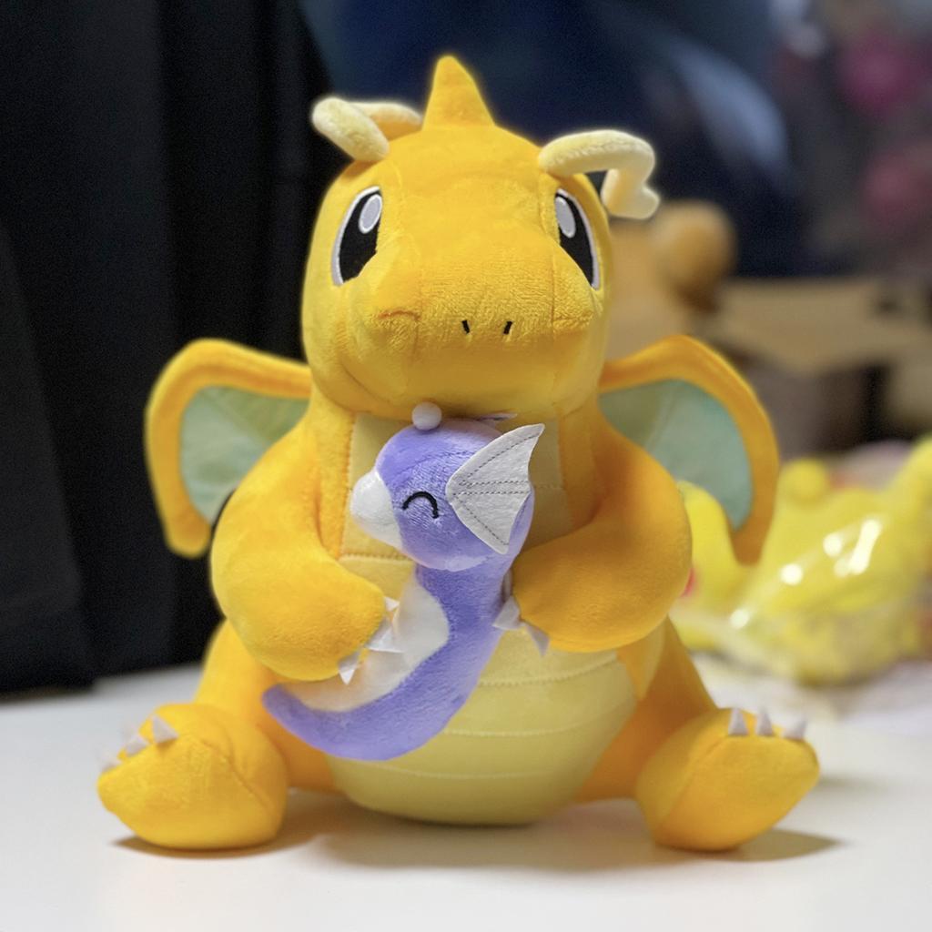 Dragapult Plush Dreepy 1st Evolution Peluche Drakloak Stuffed Doll Dragonite Holding Dratini Plush Dragon Tyranitar Toy