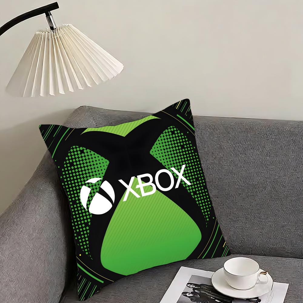 X-XBox Double-sided Printing Cushion Cover Reversible Plush Pillow Cover – For car, sofa, bedroom, perfect as a gift.