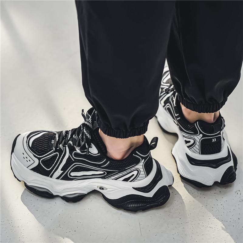 Youth Adult Shock Absorption Anti Slip Wear-resistant Retro Outdoor Thick Sole Running Shoes Casual Sports Men's Shoes
