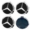 Für Mercedes Benz 4 Stück 75mm Auto Radnabenkappen Felgenkappen Für Mercedes Benz W204 205 A B C E S CLA CLK ML GLK GLA GLB GLC