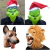 Lustige Tierkopfbedeckung für Halloween Cosplay Latexmaterial Verschiedene Designs Perfekt zum Verkleiden Lustige Requisiten Charaktere)
