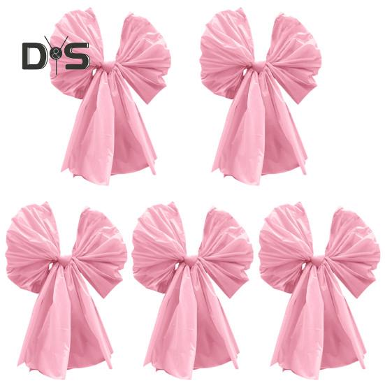 5Pcs 24" Large Bow Plastic Decorative Bow for Gift Wrapping Anniversary Wedding Birthday Party Decoration