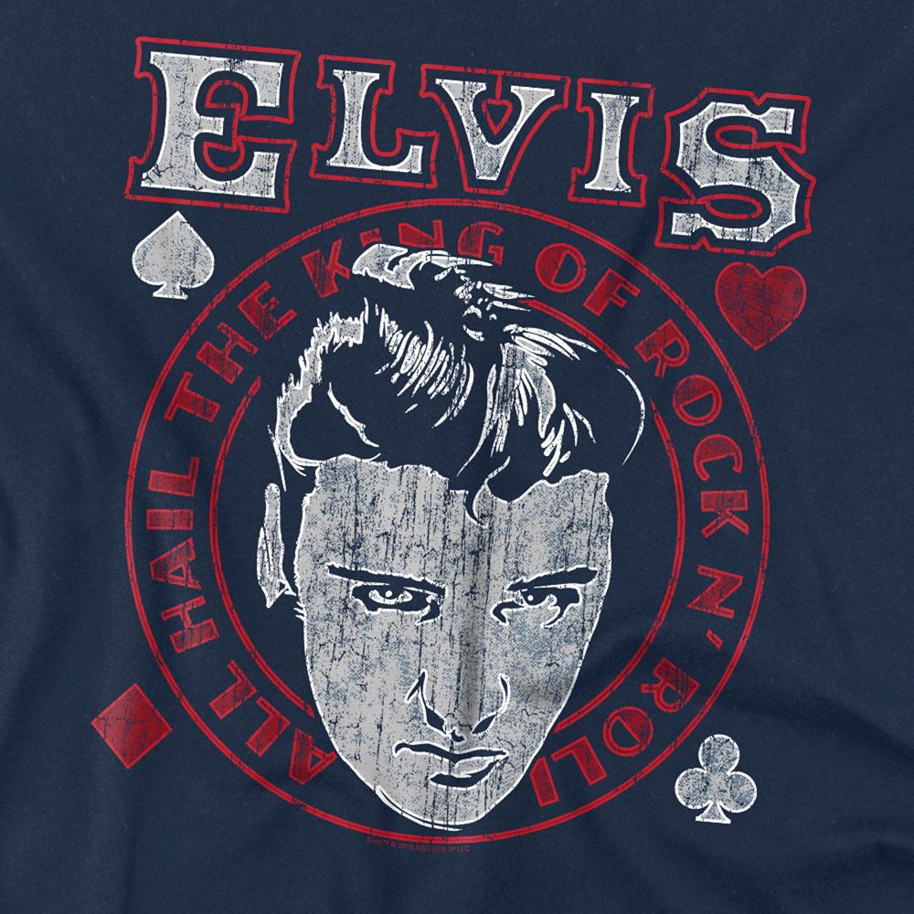 Elvis Presley Unisex Adult Hail The King T-Shirt