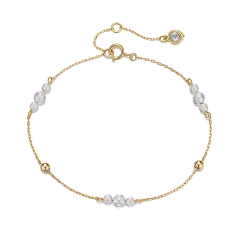 PAIGEFLYNN JEWELRY [925 Silver] Bubble Dew Sliding Pattern Bracelet