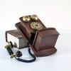 Antikes Telefon Drehwählscheibe Festnetztelefon Modell Retro Wandmontage Handwerk Ornamente Schaufenster Stand Heimdekorationen