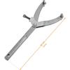 Adjustable Locking Spanner Wrench Clutch, Wrench Holder Hub Rotor Flywheel Sprocket Spanner Wrench Set Fan Clutch Removal Tool for Scooter Motorcycle