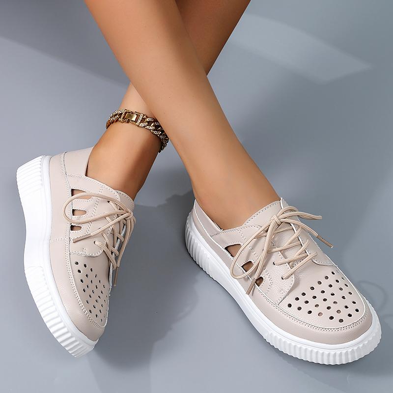 Women’s Wedge Sneakers White Leather Sandals Comfort Casual Blue Summer Maternity Shoes Plus Size