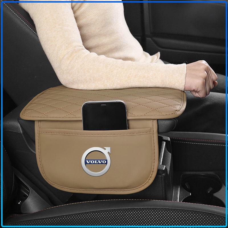 Car Storage Bag Center Armrest Protective Cushion Support For Volvo 240 C70 S40 S50 S60 S70 S80 S90 V40 V50 V60 V90 XC40 XC60 XC90 Vnl Truck