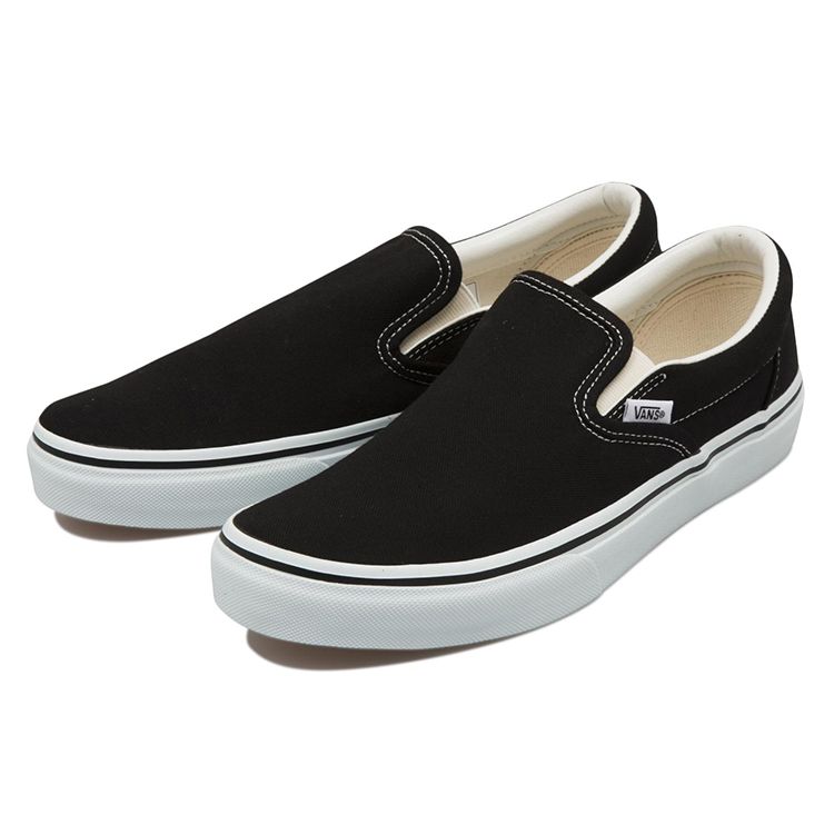Vans Slip-On Comfortable Shock Absorbing Durable Lightweight Breathable Low-Top Skate Shoes Unisex Sneaker Black White 466091-0002