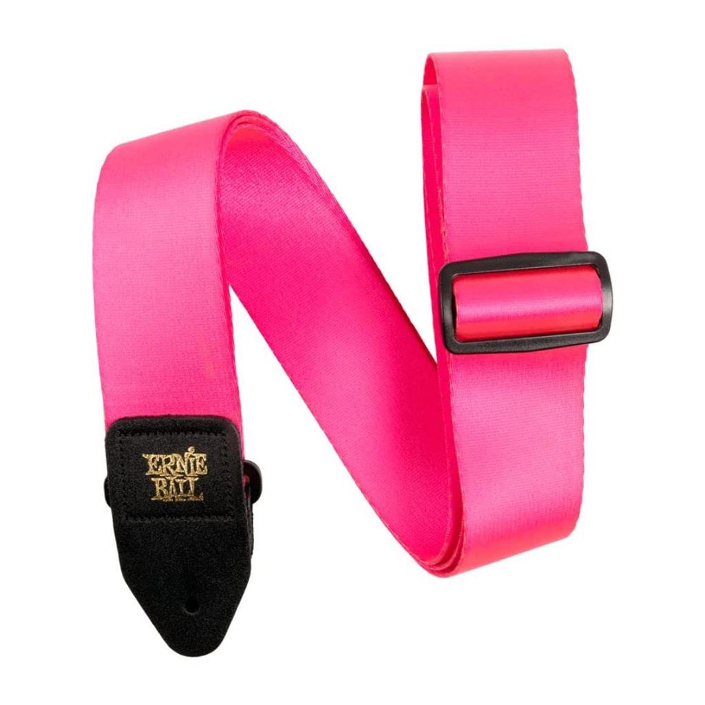 [Authentic] ERNIE BALL 5321 Premium Strap Neon Pink Guitar Strap
