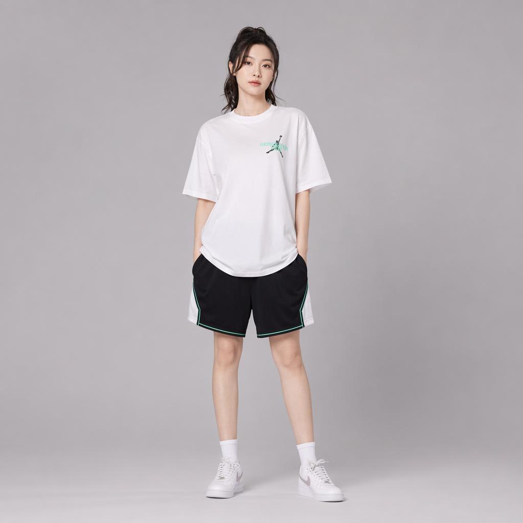 Jordan Heir Generation Crew Neck Pullover Sports Short Sleeve T-Shirt Women Tops IF2222-101
