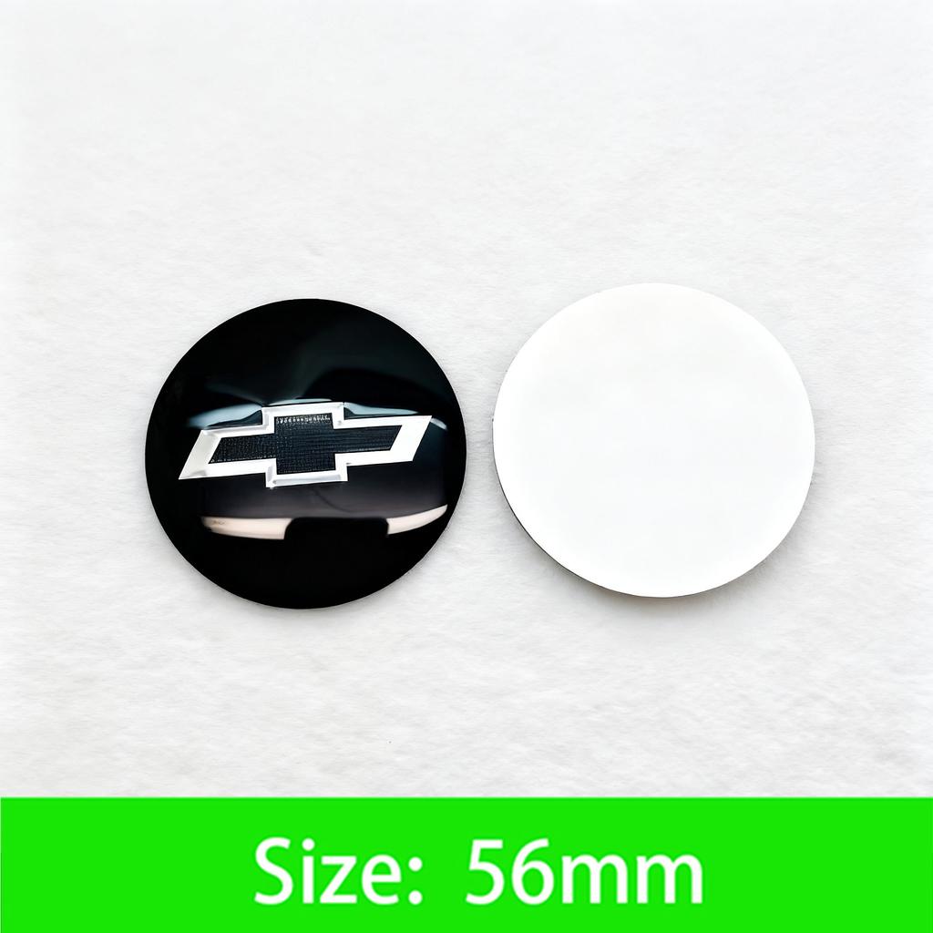 56-65mm Car Wheel Center Hub Cap Emblem Sticker Accessories For Chevrolet Cruze Sonic Silverado Trax Camaro Captiva Aveo Z71 SSR