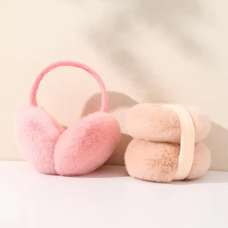 Foldable Ear Protect Women Custom Faux Fur Keeping Warm Winter Outdoor Thicken Earmuffs