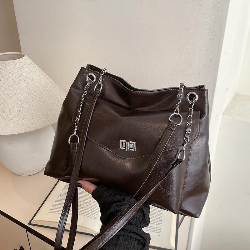 

Универсальная сумка большой вместимости женская летняя новая модная сумка-тоут нишевая цепочка, сумка-мессенджер