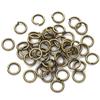 Anneaux de Jonction en Métal Anneaux Ronds Brisés Connecteurs pour Accessoires de Fabrication de Bijoux DIY 3-12mm Fournitures pour Colliers Boucles d'Oreilles