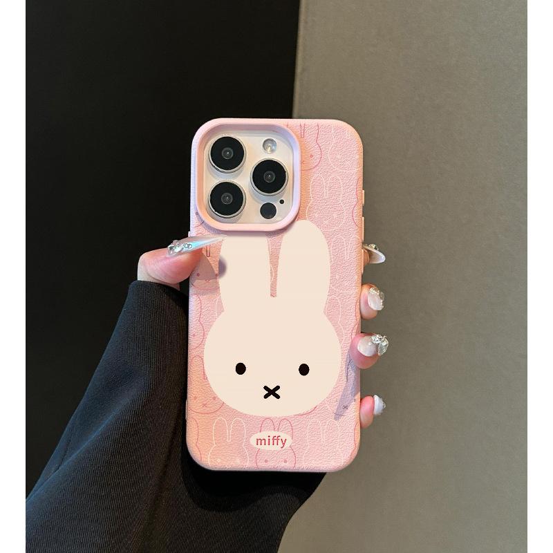 

Cute Miffy Rabbit Applicable To Apple 15promax Mobile Case IPhone 16pro Cartoon 14 13 Anti Fall 12 Apple 16