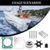 6G1-W0078-A1 Water Pump Impeller Repair Kit For Yamaha Outboards 6 8 HP & Mercury Mariner 6C 6D 8C 11656M 11656T-A99D