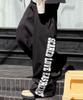 SCALLYWAG Long Lettering Straight Training Pants [Black]