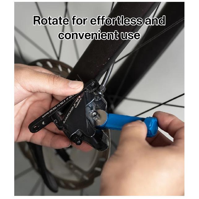 Durable Steel Bicycle Brake Pad,Spreader Tool 360° Rotatable Bike Oil Disc Piston Reset Hydraulic Brake Caliper Piston Extension