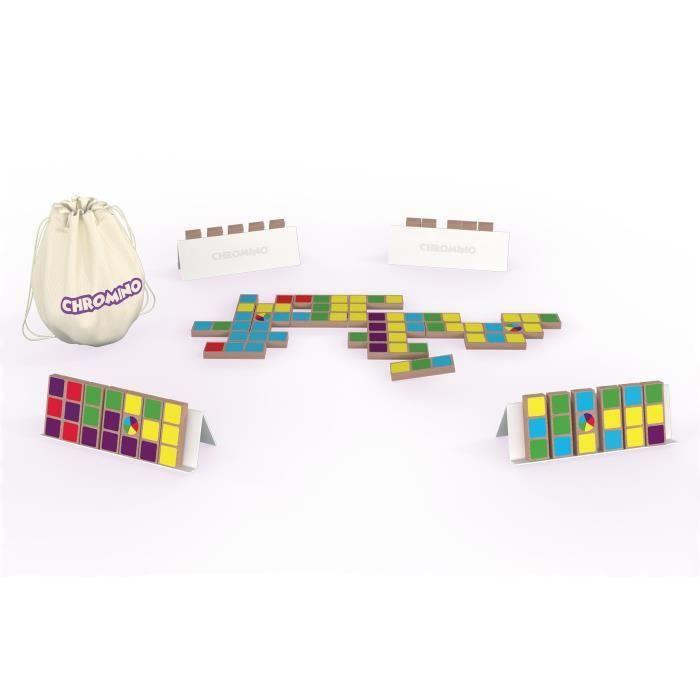Jeu de Domino de couleurs Chromino - Asmodee - Jeu de société - Jeu de plateau - Mixte - A partir de 8 ans