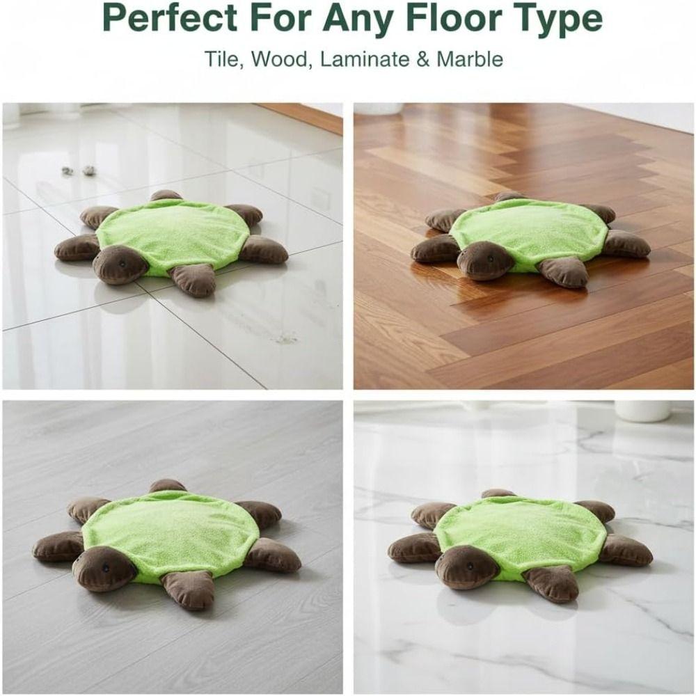 Washable Turtle Floor Mop Pad Double-Sided Hands-Free Mop Creative Gift Floor Cleaning Pad