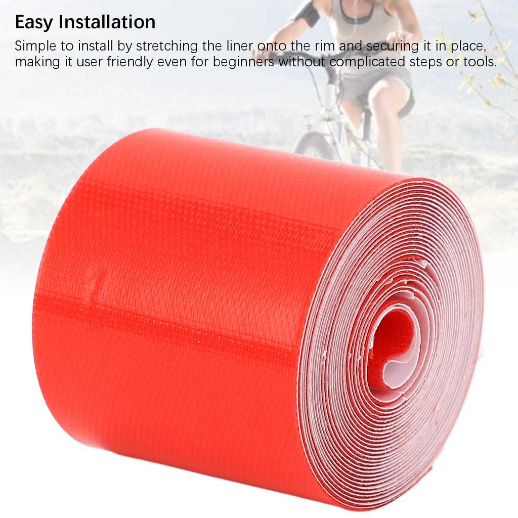 2pcs Cycle Rim Liner 77.95in Length Puncture Proof High Pressure Tire Rim Tape for Mountain Road Cyc