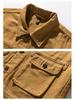 Men's American Retro Heavyweight Workwear Jacket - Autumn/Winter Loose Casual Outerwear