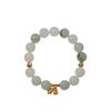 Han Qian'er Silversmith Cat's Eye Beads Tianshan Jadeite Elegant Versatile Fortune Bracelet SC0225