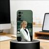 Emma Stone Phone Case For Samsung S25,S24,S21,S22,S23,S30,Ultra,S20,Plus,Fe,Soft Silicone Black Cover