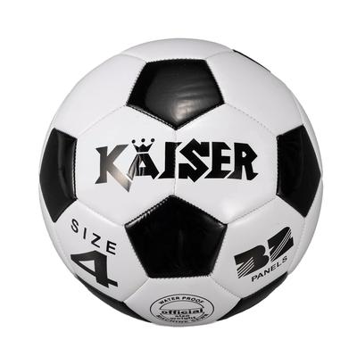 Kaiser PVC Soccer Size for Elementary School and Family Ball, 4, KW-140, Students, Practice, Leisure, Sports.
