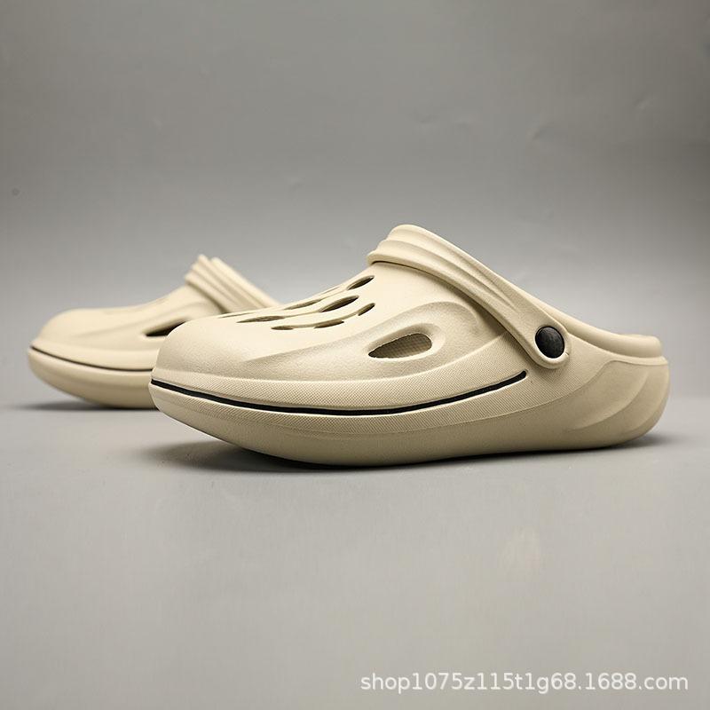 Hole shoes men's new summer wear non-slip and deodorant thick-soled wear-resistant outdoor beach cool slippers