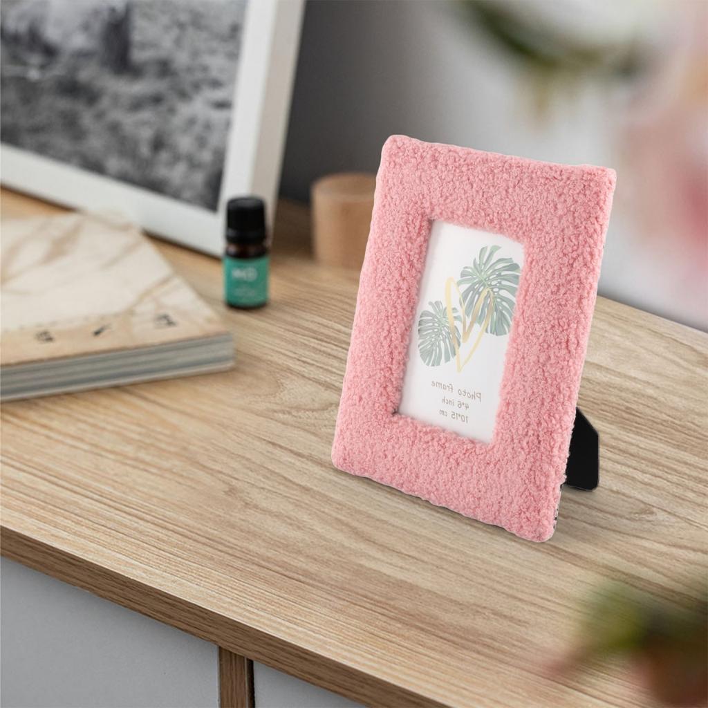 10*15cm Photo Frame 6 Inch Artificial Board + Plush