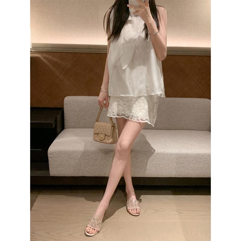 

Женские сандалии-шлепанцы на толстом каблуке из хрустальной сетки со стразами, ограниченный выпуск, для вечернего выхода 40