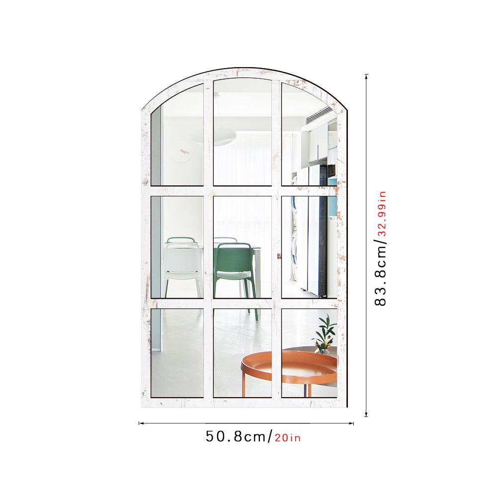 3D Vindusbue Akryl Speilklistremerke - Selvklebende Treveggdekor