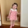 FADOBABY Girls' Sleeveless Cat Doll Collar Princess Dress