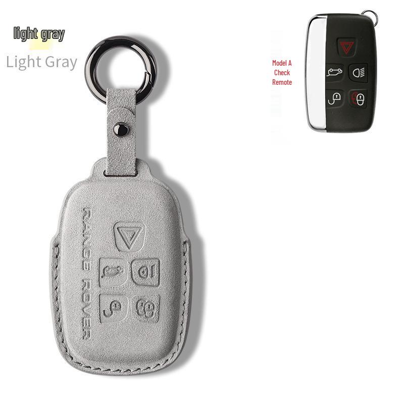Nubuck Leather Key Case for Range Rover Models (Sport, Evoque, Defender, Discovery Sport, Velar, Freelander)