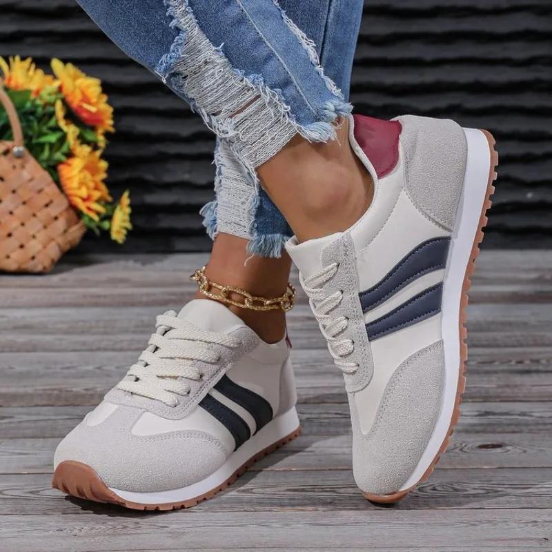 Women Sneakers New Casual All-match Shoes Breathable Cloth Surface Lightweight Sneakers Women Zapatos De Mujer