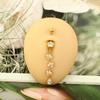 1pc Golden Belly Button Rings Pack Stainless Steel Long Dangling Navel Belly Piercing Jewelry For Women 14G Belly Bar Kit Stud