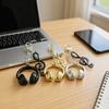 1PC Mobile Phone Pendants Y2K Keychains Airpods Pendant Pendants Minimalist Style Music Note Design Cool Multicolor