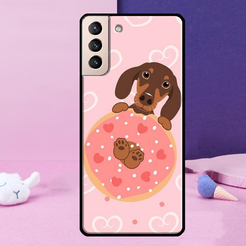 

Sausage Dog Love Case For Samsung Galaxy S23 S22 Ultra S21 S20 FE Note 10 20 Ultra S8 S9 S10 Plus Cover Galaxy S8