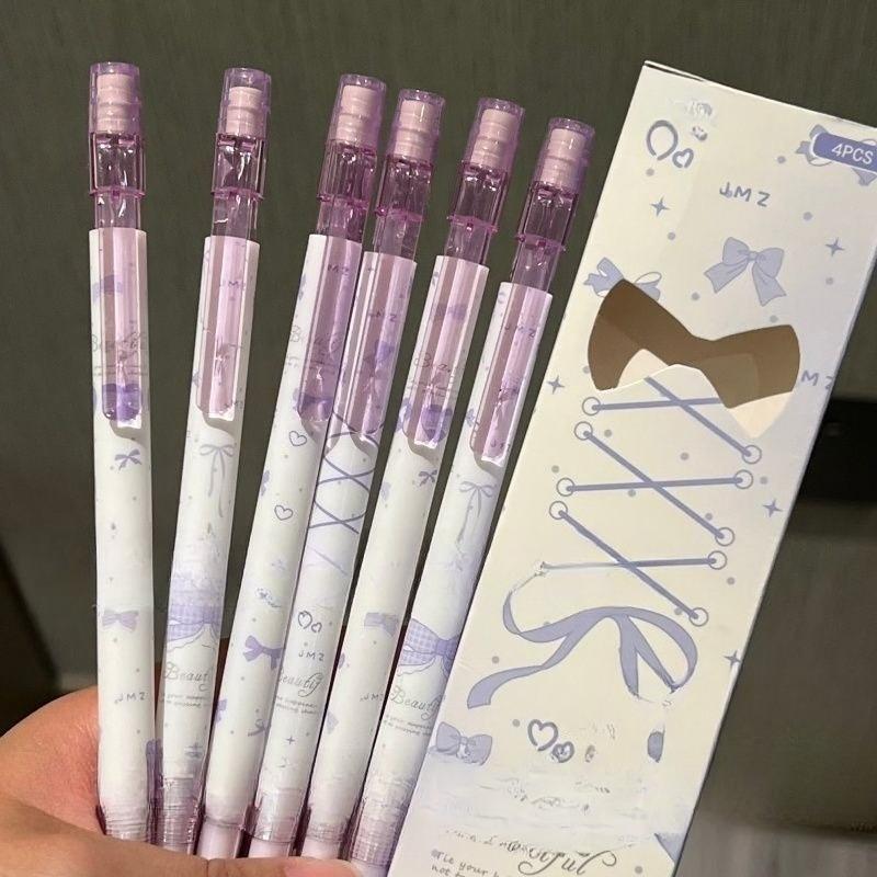 Bow Series Mechanical Pencils High-value Students No Cutting  Girl's Heart Activity Pencils  Not Easy To Break The Core