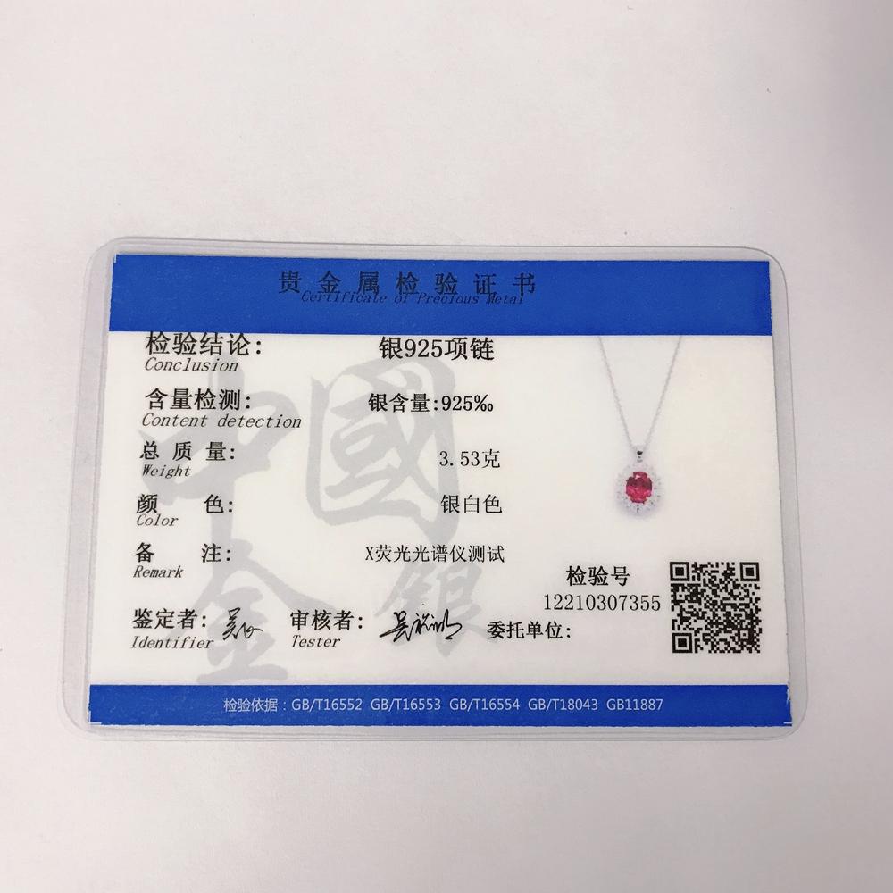 Gica Gema Colliers pendentif rubis en argent sterling 925 fleur 1,3 ct pierre précieuse rouge bijoux fins romantiques cadeaux de fête de mariage nouvelle tendance