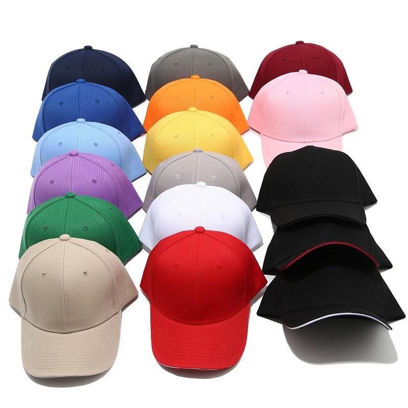 6-panel Baseball Cap Classic Unisex Snapback Hat For Men Women Dad Hat With Sandwich Brim Casual Hip Hop Street Solid Color Cap