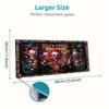 Killer Clown Horror Color Mouse Pad Large Gaming Table Cushion Non-slip Laptop Tablet Big Mousepad XXL Mat Mini PC Playmat With Lock Edge