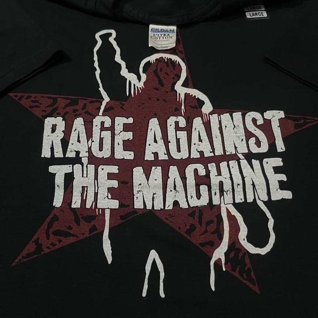 

Rage Against The Machine Vintage Battle Of Los Angeles 90s Tour T-Shirt Mens Womens Tees Top REPRINT 4XL
