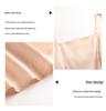 Women's 2023 Slim-Fit Satin Dress: Square Neck, Patchwork, Age-Reducing Summer Fashion