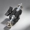 2Pcs Metal and Plastic 17.4mm Ball Heads with Lock Knob Ensuring Secure Angle Fixation in Video Recording Accessories