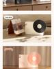 Portable Retro Vinyl Bluetooth Speaker with USB Charging, TF Card Support & Clock